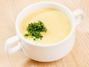Молочный суп с цветной капустой