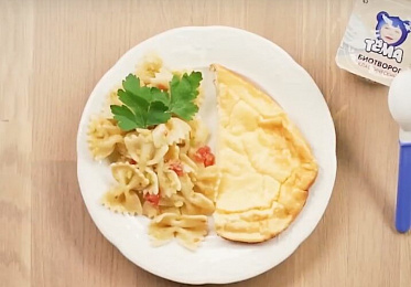 Омлет с макаронами